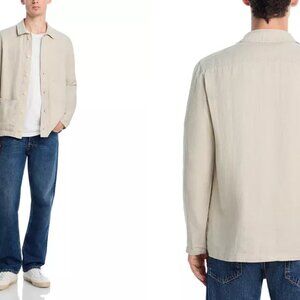 NWT ALEX CRANE mens kite linen shirt jacket in natural (XXXL)